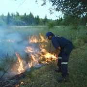 Squadra antincendio a Pachino