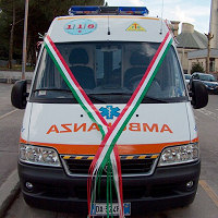 Ambulanza, bene raccolta fondi