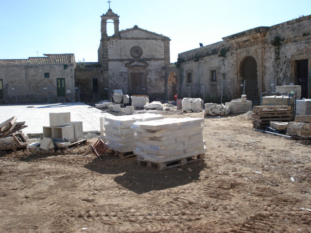 Piazza Regina Margherita - Lavori in Corso