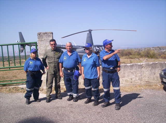 Avvistamento incendi squadra Anopas Pachino