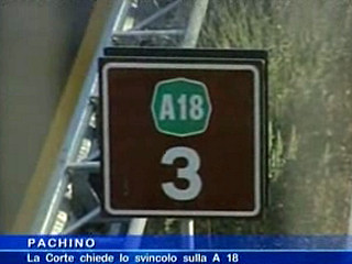 La Corte chiede lo svincolo sulla A18