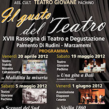 TEATRO GIOVANE Pachino - XVIII rassegna teatrale 